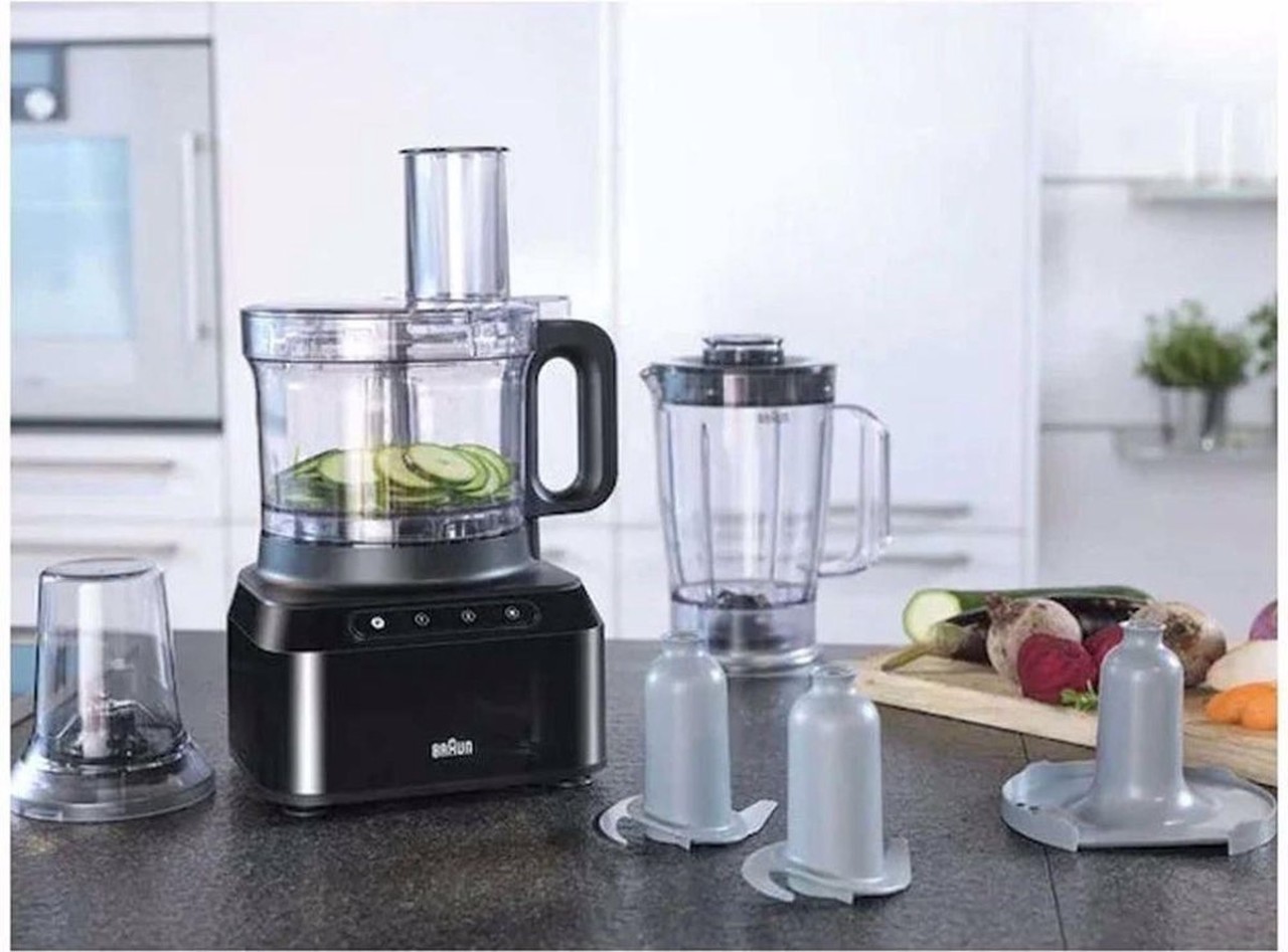 Braun Braun PureEase FP 3132 BK - Foodprocessor Braun Braun PureEase FP 3132 BK - Foodprocessor