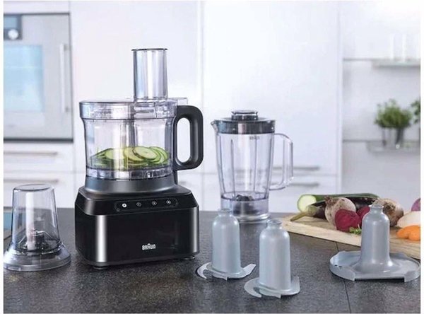Braun Braun PureEase FP 3132 BK - Foodprocessor Braun Braun PureEase FP 3132 BK - Foodprocessor