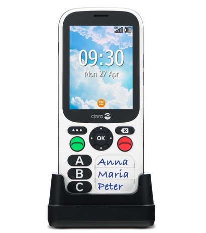 Doro Doro 780X Zwart - Senioren telefoon