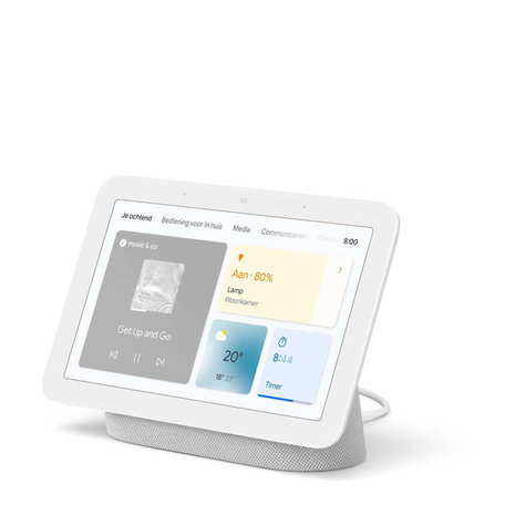 Google Google Nest Hub 2 Chalk - Smart Home systeem Google Google Nest Hub 2 Chalk - Smart Home systeem