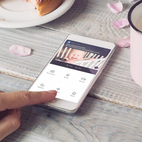 Alecto Alecto Smartbaby10 Zwart Camerababyfoon - Babyfoon Alecto Alecto Smartbaby10 Zwart Camerababyfoon - Babyfoon