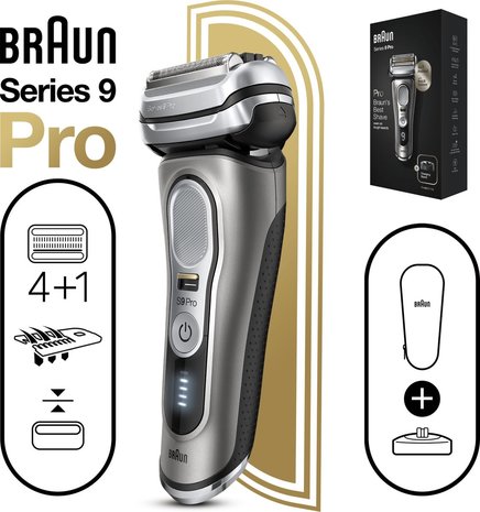 Braun Braun Series 9 Pro 9415s Wet & Dry - Scheerapparaat Braun Braun Series 9 Pro 9415s Wet & Dry - Scheerapparaat
