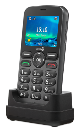 Doro Doro 5860 Grijs - Senioren telefoon