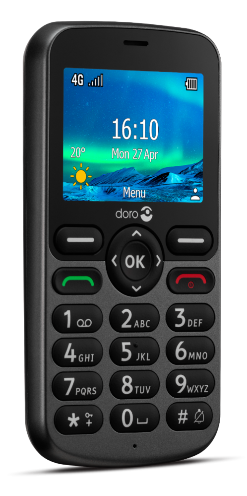 Doro Doro 5860 Grijs - Senioren telefoon