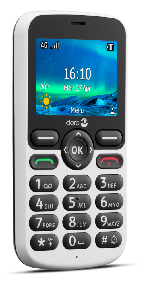 Doro Doro 5860 Wit - Senioren telefoon