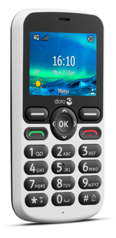 Doro Doro 5860 Wit - Senioren telefoon
