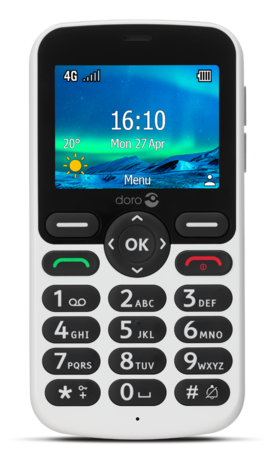 Doro Doro 5860 Wit - Senioren telefoon