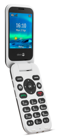 Doro Doro 6820 Zwart/Wit - Senioren telefoon