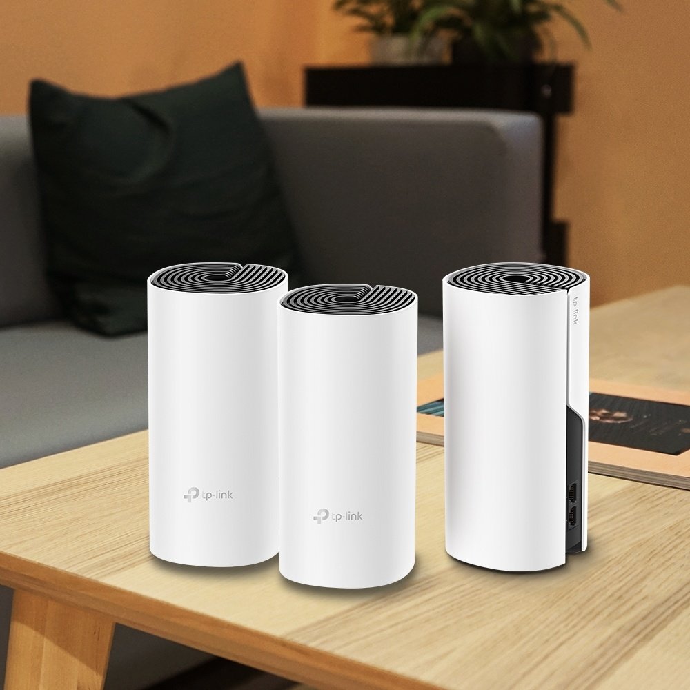 TP-Link TP-Link DECO M4 (3-pack) Mesh Wi-Fi System - Router TP-Link TP-Link DECO M4 (3-pack) Mesh Wi-Fi System - Router