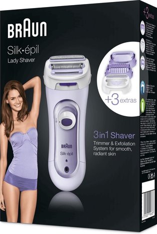 Braun Braun Silk-épil Lady Shaver 5-560 - Ladyshave Braun Braun Silk-épil Lady Shaver 5-560 - Ladyshave