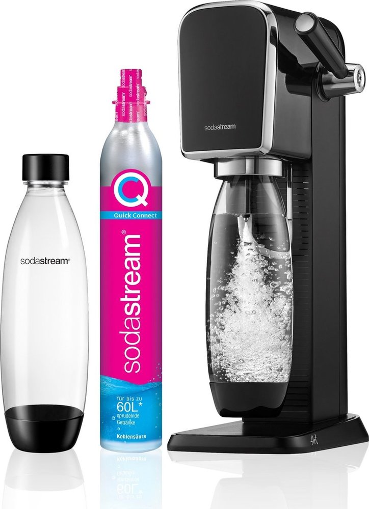 Sodastream SodaStream Art Zwart + Quick Connect Cilinder - Bruiswater machine Sodastream SodaStream Art Zwart + Quick Connect Cilinder - Bruiswater machine