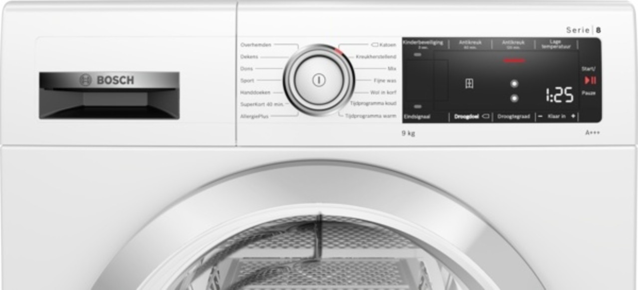 Bosch Bosch EXCLUSIV WTX88M90NL - Warmtepompdroger