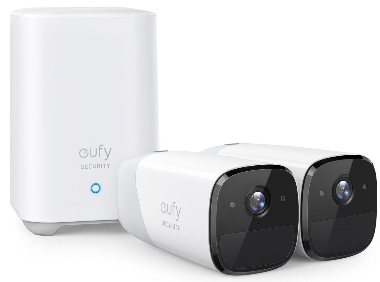 eufy Eufy Eufycam 2 Kit (2 Camera's + Homebase) - Beveiligingscamera eufy Eufy Eufycam 2 Kit (2 Camera's + Homebase) - Beveiligingscamera