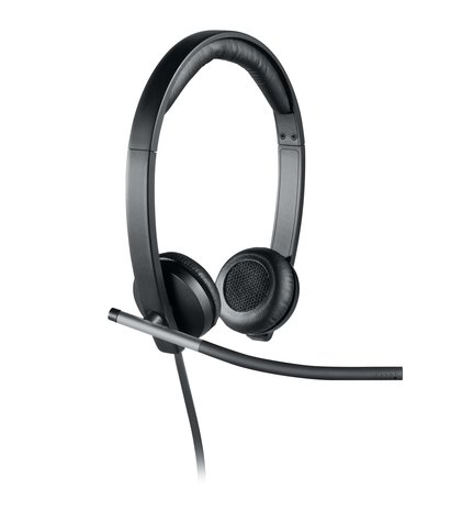 Logitech Logitech H650e Stereo (Zwart) - USB Headset Logitech Logitech H650e Stereo (Zwart) - USB Headset