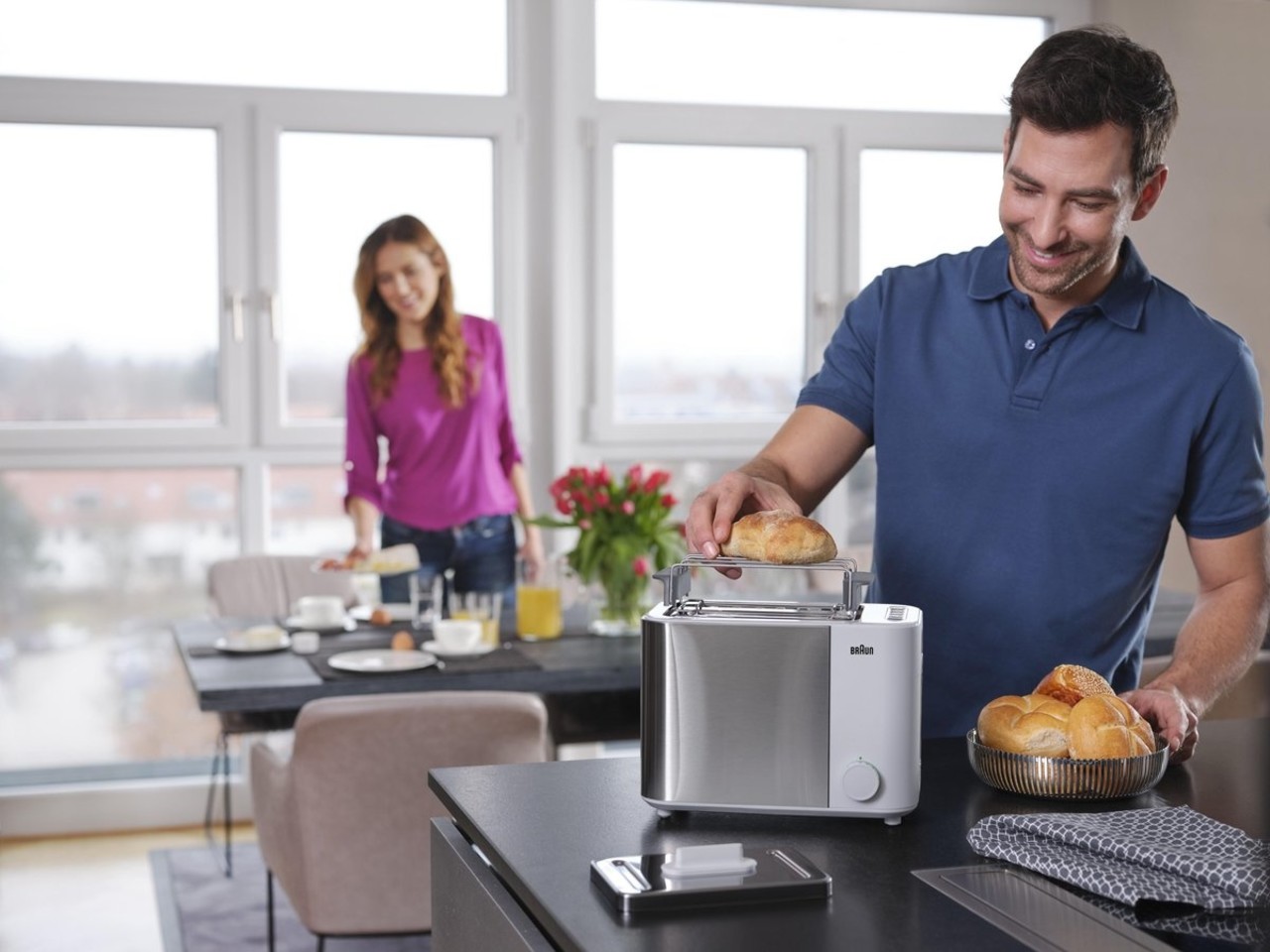 Braun Braun HT 5000 WH - Broodrooster Braun Braun HT 5000 WH - Broodrooster