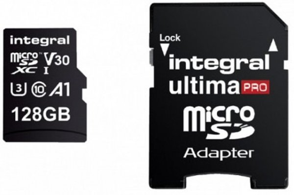 Integral Memory Integral Micro SDXC 128GB (V30) - Geheugenkaart Integral Memory Integral Micro SDXC 128GB (V30) - Geheugenkaart