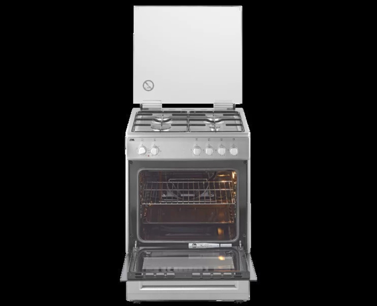 ETNA ETNA FGV160RVS - Elektrisch fornuis ETNA ETNA FGV160RVS - Elektrisch fornuis