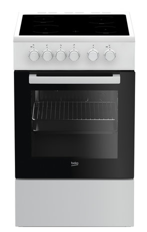 Beko Beko FSS57000GW - Keramisch fornuis Beko Beko FSS57000GW - Keramisch fornuis