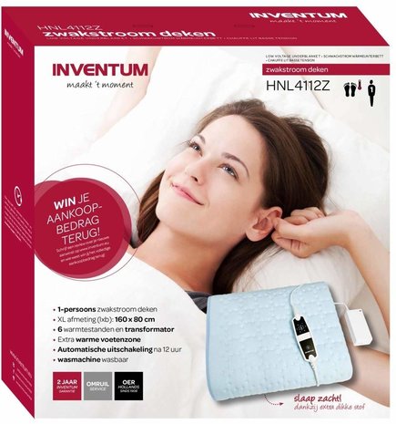 Inventum Inventum HNL4112Z - Elektrische deken