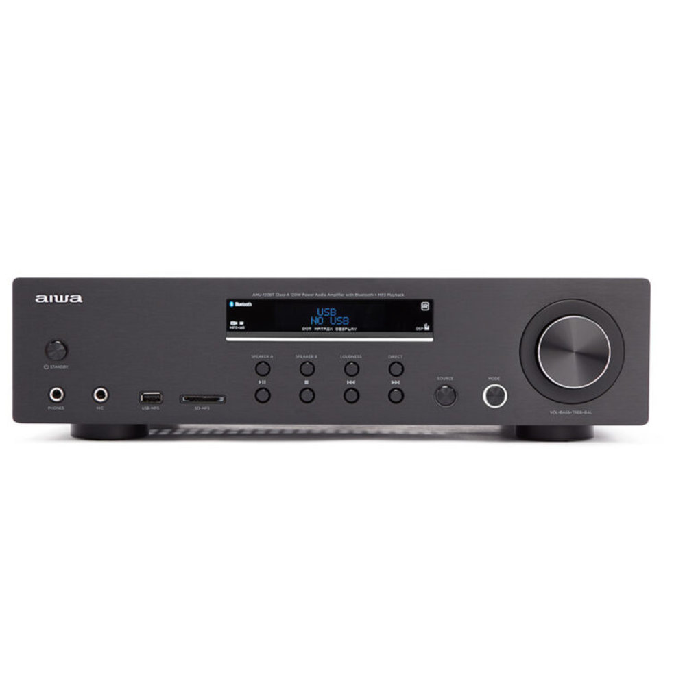 Aiwa Aiwa AMU120BTBK - Versterker Aiwa Aiwa AMU120BTBK - Versterker