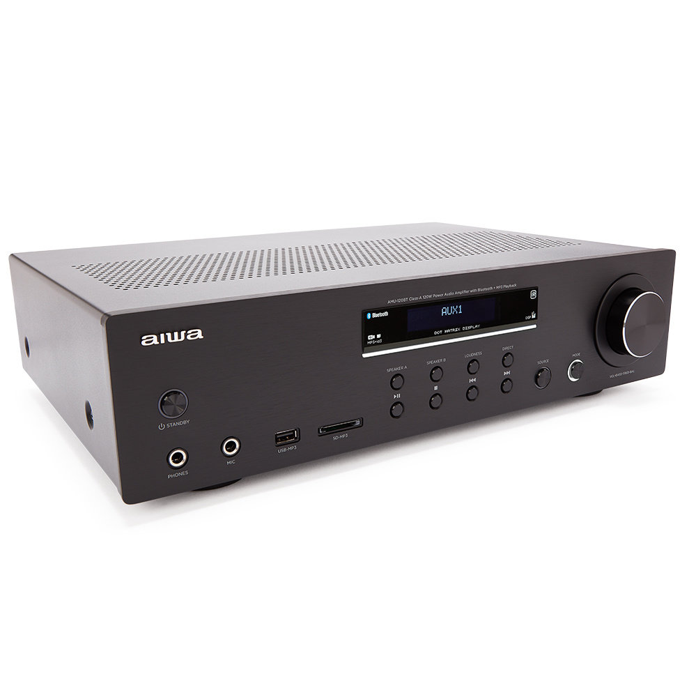 Aiwa Aiwa AMU120BTBK - Versterker Aiwa Aiwa AMU120BTBK - Versterker