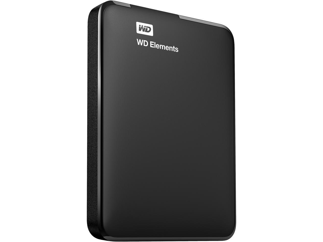 Western Digital WD Elements Portable USB 3.0 1TB Zwart - Externe harde schijf Western Digital WD Elements Portable USB 3.0 1TB Zwart - Externe harde schijf