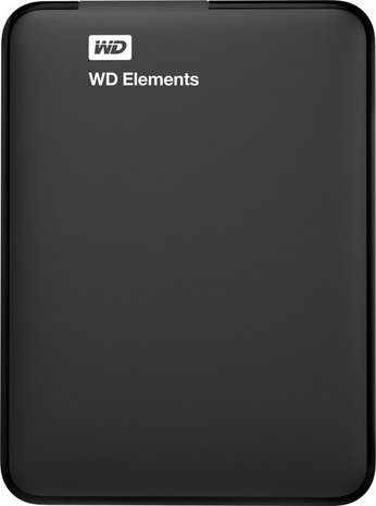 Western Digital WD Elements Portable USB 3.0 1TB Zwart - Externe harde schijf Western Digital WD Elements Portable USB 3.0 1TB Zwart - Externe harde schijf