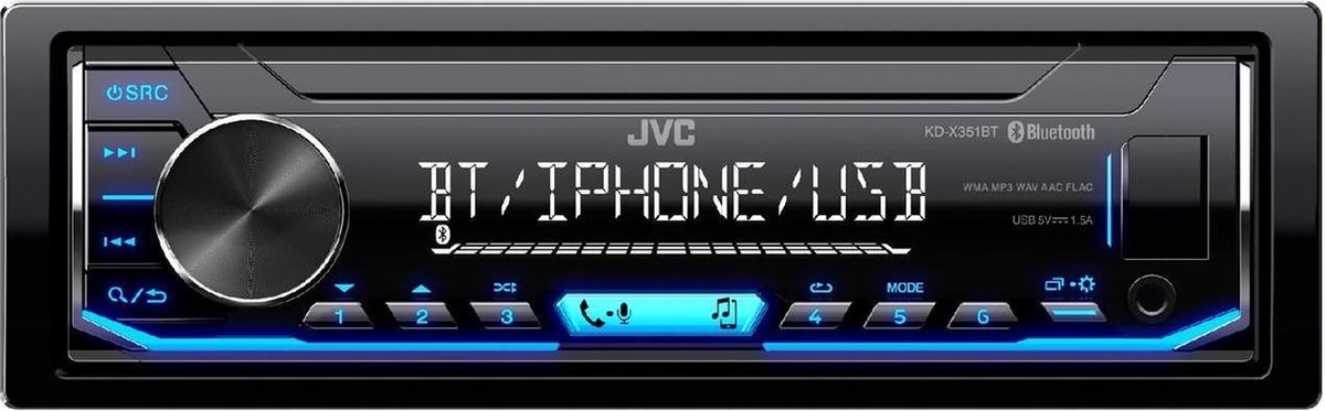 Hoopvol Leed Onafhankelijk JVC KD-X351BT - Autoradio - BoXXer