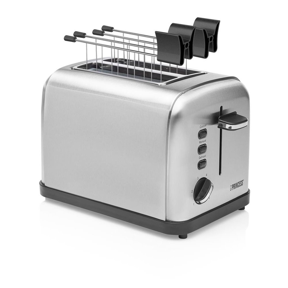 Princess Princess Toaster Steel Style 2 142354 - Broodrooster
