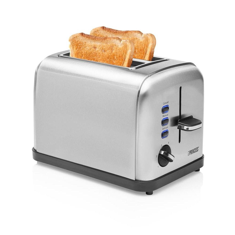 Princess Princess Toaster Steel Style 2 142354 - Broodrooster