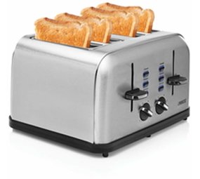 Princess Princess Toaster Steel Style 4 142355 - Broodrooster Princess Princess Toaster Steel Style 4 142355 - Broodrooster