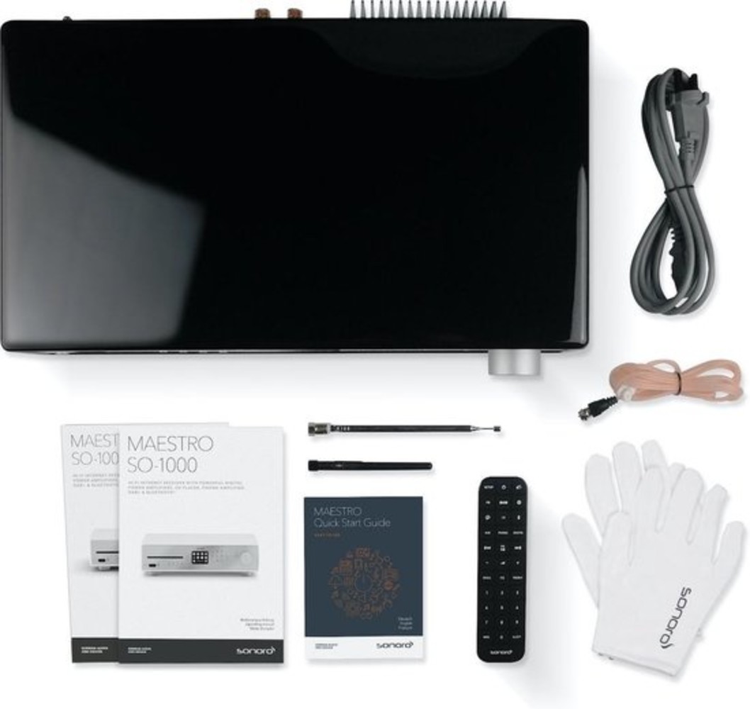 Sonoro Sonoro MAESTRO Zwart 311000BL - Receiver Sonoro Sonoro MAESTRO Zwart 311000BL - Receiver