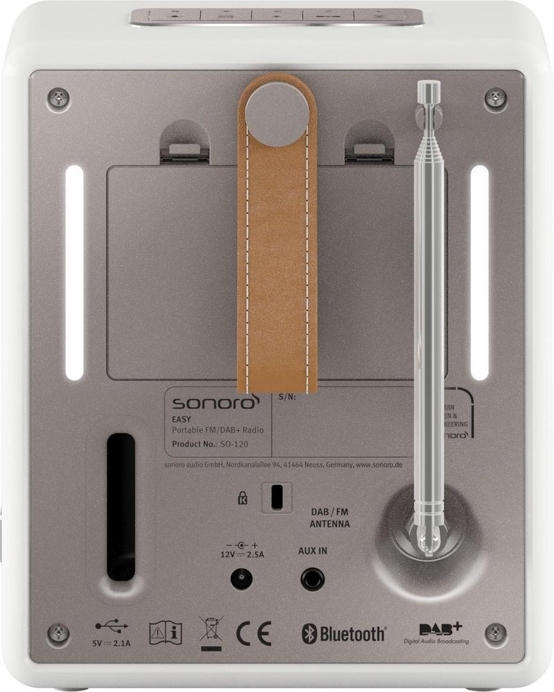 Sonoro Sonoro EASY SO-120 V2 Wit - Radio