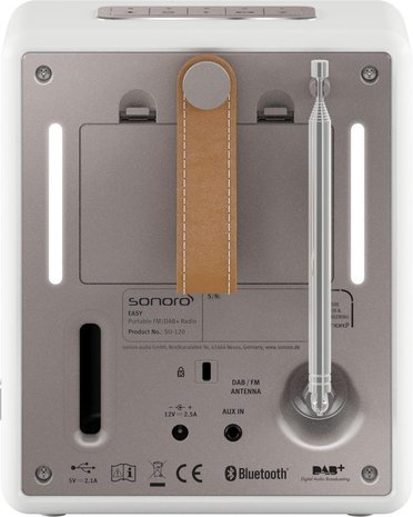 Sonoro Sonoro EASY SO-120 V2 Wit - Radio