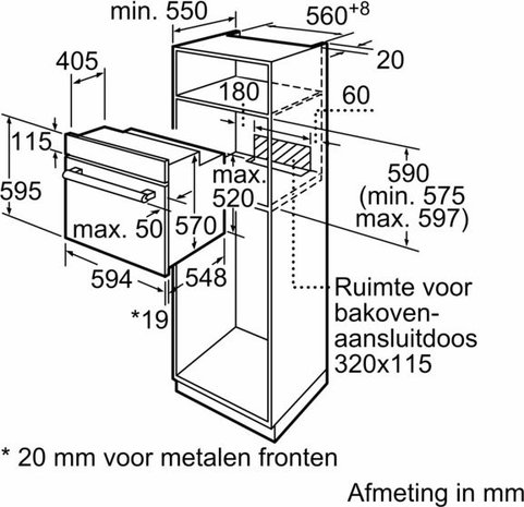 Siemens Siemens HB113FBS1 - Combi oven