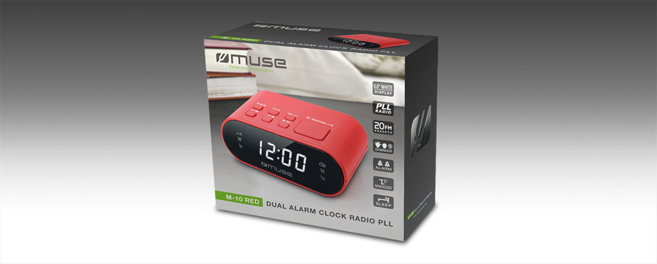 Muse Muse M10RED - Wekkerradio