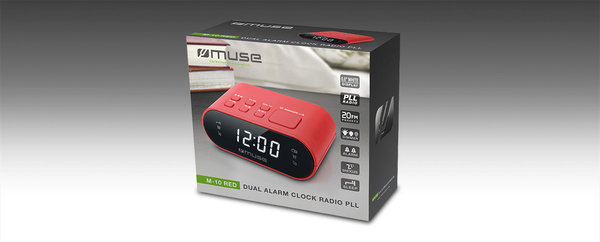 Muse Muse M10RED - Wekkerradio