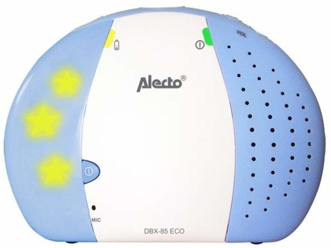 Alecto Alecto DBX-85 ECO Wit/Blauw - Babyfoon Alecto Alecto DBX-85 ECO Wit/Blauw - Babyfoon