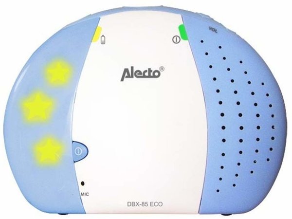 Alecto Alecto DBX-85 ECO Wit/Blauw - Babyfoon Alecto Alecto DBX-85 ECO Wit/Blauw - Babyfoon