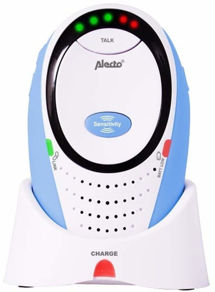 Alecto Alecto DBX-85 ECO Wit/Blauw - Babyfoon Alecto Alecto DBX-85 ECO Wit/Blauw - Babyfoon