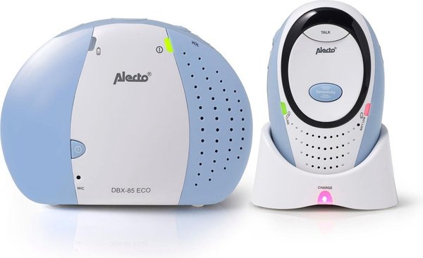 Alecto Alecto DBX-85 ECO Wit/Blauw - Babyfoon Alecto Alecto DBX-85 ECO Wit/Blauw - Babyfoon