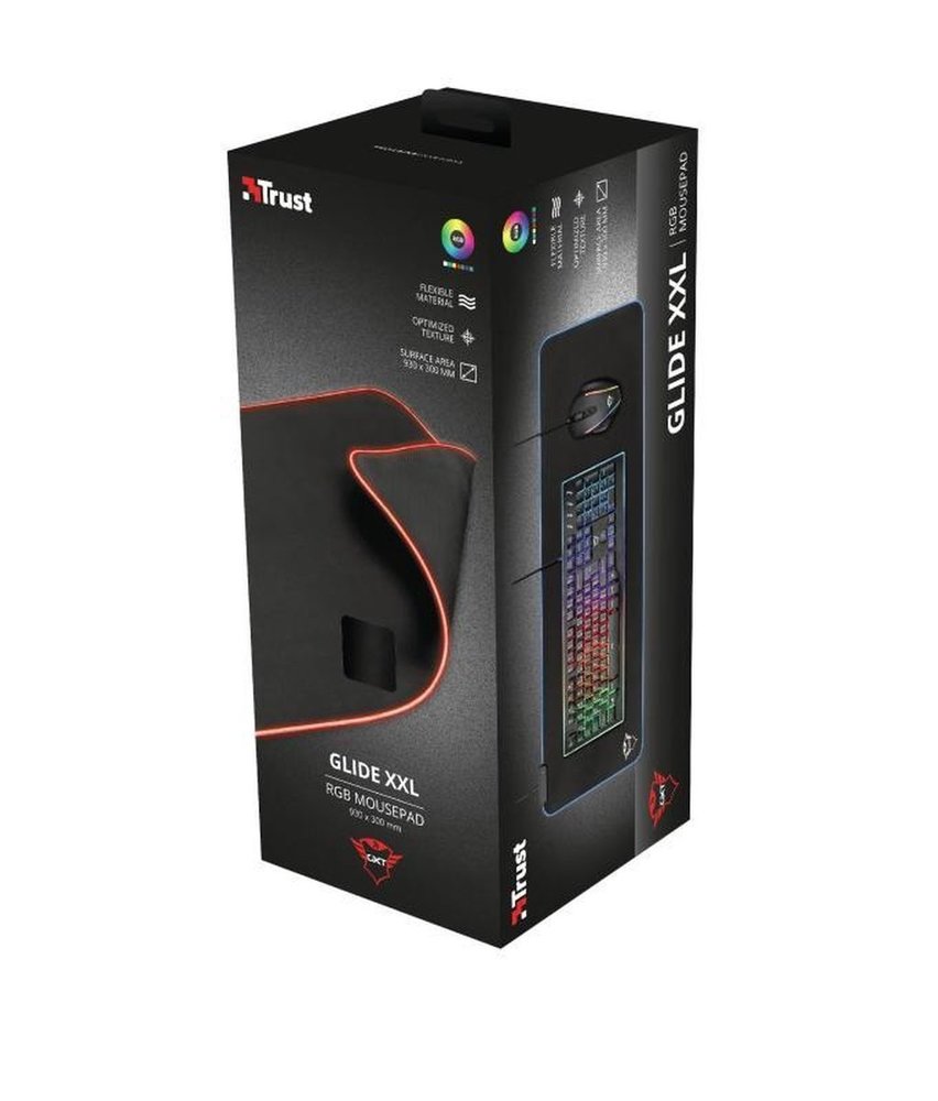 Trust Trust GXT 764 Glide-Flex RGB XXL - Muismat Trust Trust GXT 764 Glide-Flex RGB XXL - Muismat