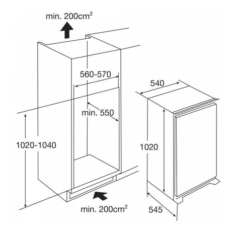 ETNA ETNA KKD4102 - Inbouw koelkast ETNA ETNA KKD4102 - Inbouw koelkast