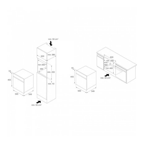 ETNA ETNA CM350ZT - Inbouw magnetron