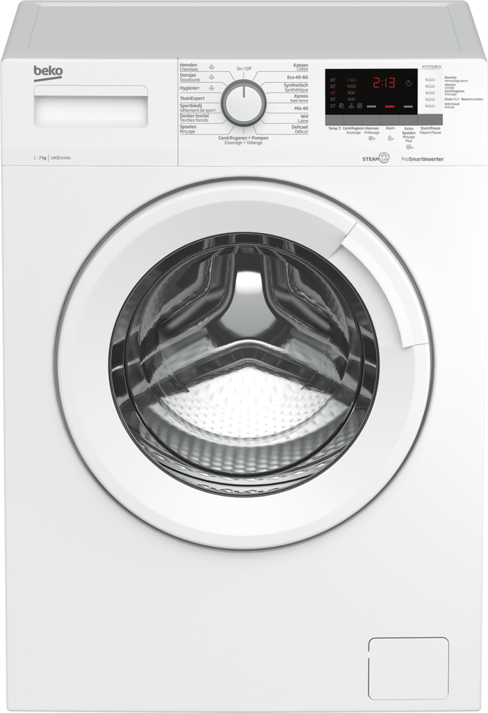 Beko Beko WTV7712BLS1 - Wasmachine Beko Beko WTV7712BLS1 - Wasmachine