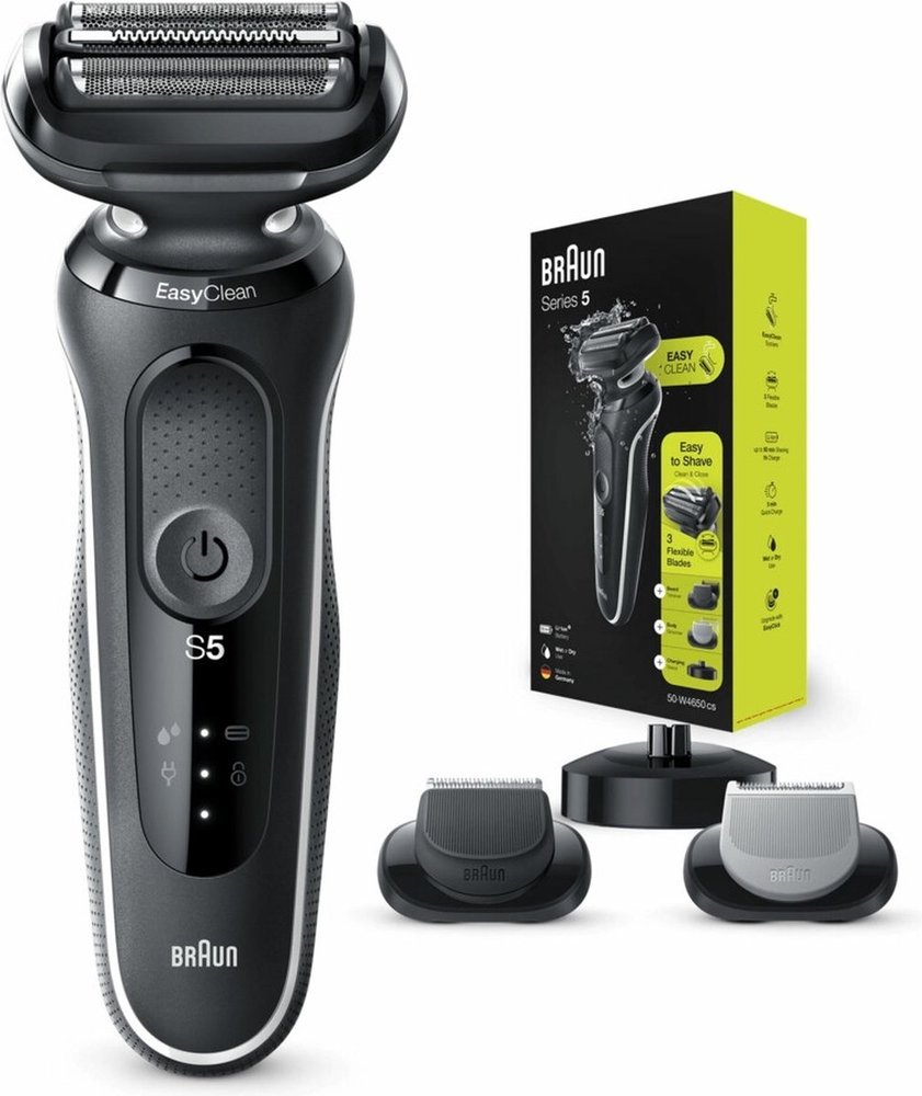 Braun Braun Series 5 Wet & Dry 50-W4650cs - Scheerapparaat Braun Braun Series 5 Wet & Dry 50-W4650cs - Scheerapparaat