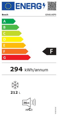 Bosch Bosch GIN81AEF0 - Inbouw vriezer