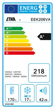ETNA ETNA EEK206VA - Inbouw koel-vriescombinatie ETNA ETNA EEK206VA - Inbouw koel-vriescombinatie