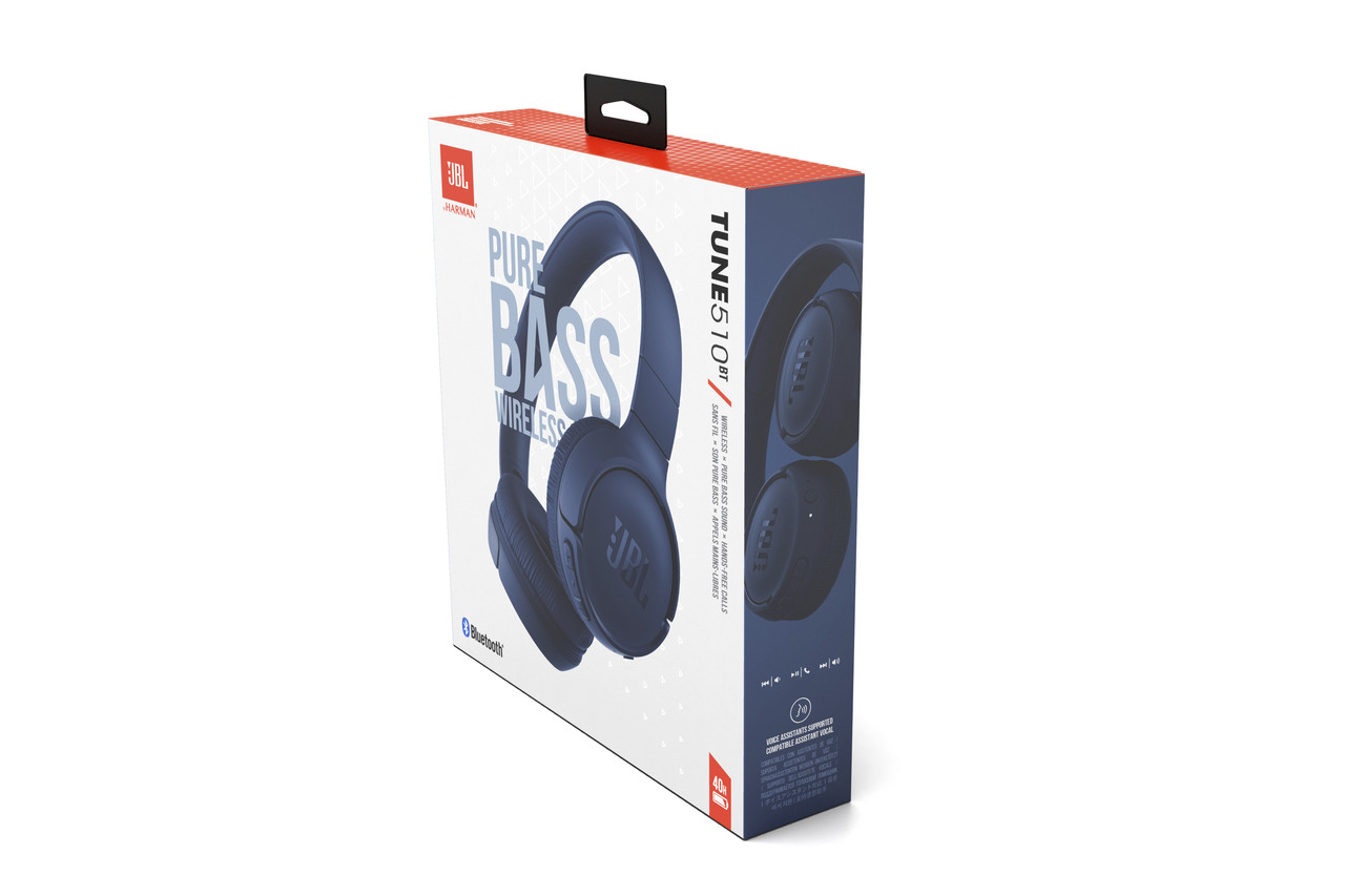 JBL JBL Tune 510 BT (Blauw) - On-ear koptelefoon