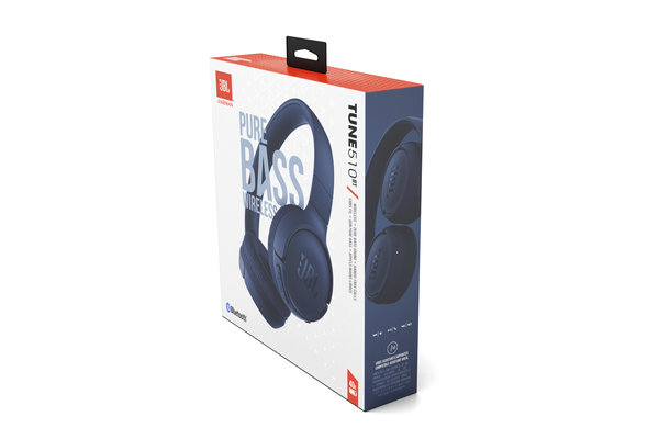JBL JBL Tune 510 BT (Blauw) - On-ear koptelefoon